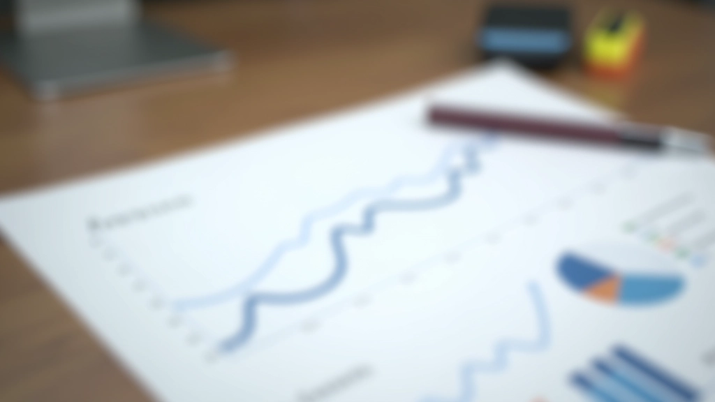 Printed analytics report showing click-through rates and SEO performance metrics